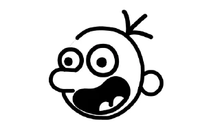 😃 emoji wimpy kid by @namshhh Telegram sticker 14 of 73
