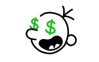 🤑 emoji wimpy kid by @namshhh Telegram sticker 5 of 73
