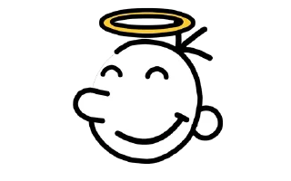 😇 emoji wimpy kid by @namshhh Telegram sticker 19 of 73