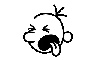 🤮 emoji wimpy kid by @namshhh Telegram sticker 15 of 73