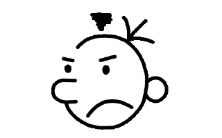 😡 emoji wimpy kid by @namshhh Telegram sticker 3 of 73