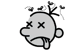 😵 emoji wimpy kid by @namshhh Telegram sticker 6 of 73