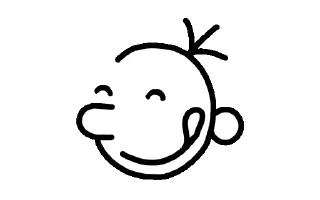 😋 emoji wimpy kid by @namshhh Telegram sticker 20 of 73