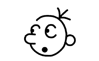 😨 emoji wimpy kid by @namshhh Telegram sticker 24 of 73