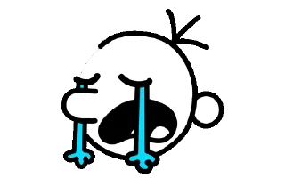 😭 emoji wimpy kid by @namshhh Telegram sticker 2 of 73
