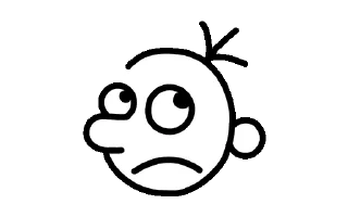🙄 emoji wimpy kid by @namshhh Telegram sticker 8 of 73