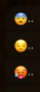 🥵 emoji какие та надписи 🤭 Telegram sticker 9 of 60