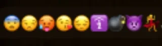 💃 emoji какие та надписи 🤭 Telegram sticker 10 of 60