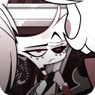 🌟 emoji БОЛЬШЕ ⇨ @CLOOBHUB ЭНДЖЕЛ ДАСТ ОТЕЛЬ ХАЗБИН HAZBIN Telegram sticker 14 of 52