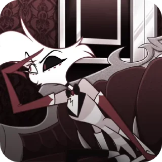 🌟 emoji БОЛЬШЕ ⇨ @CLOOBHUB ЭНДЖЕЛ ДАСТ ОТЕЛЬ ХАЗБИН HAZBIN Telegram sticker 19 of 52