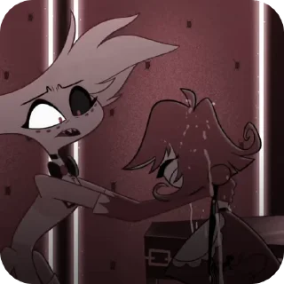 🌟 emoji БОЛЬШЕ ⇨ @CLOOBHUB ЭНДЖЕЛ ДАСТ ОТЕЛЬ ХАЗБИН HAZBIN Telegram sticker 8 of 52