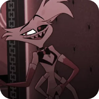 🌟 emoji БОЛЬШЕ ⇨ @CLOOBHUB ЭНДЖЕЛ ДАСТ ОТЕЛЬ ХАЗБИН HAZBIN Telegram sticker 10 of 52