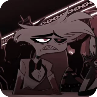🌟 emoji БОЛЬШЕ ⇨ @CLOOBHUB ЭНДЖЕЛ ДАСТ ОТЕЛЬ ХАЗБИН HAZBIN Telegram sticker 11 of 52