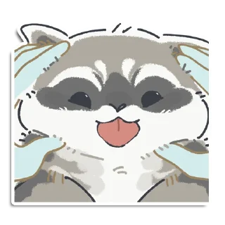😛 emoji Кладовая енотика Йена Telegram sticker 6 of 107