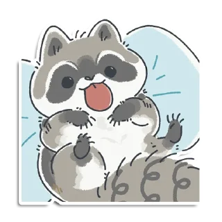 😛 emoji Кладовая енотика Йена Telegram sticker 21 of 107