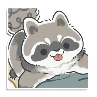 😛 emoji Кладовая енотика Йена Telegram sticker 20 of 107