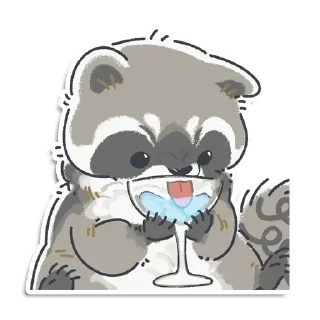 🍸 emoji Кладовая енотика Йена Telegram sticker 22 of 107