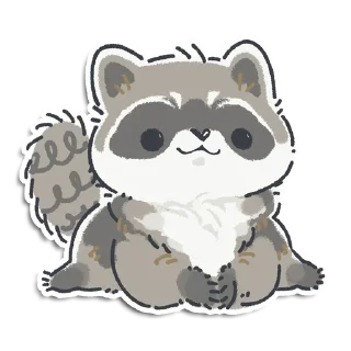 🙂 emoji Кладовая енотика Йена Telegram sticker 9 of 107