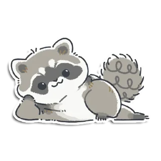🙂 emoji Кладовая енотика Йена Telegram sticker 10 of 107