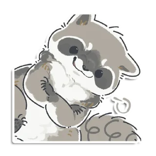 🙃 emoji Кладовая енотика Йена Telegram sticker 11 of 107