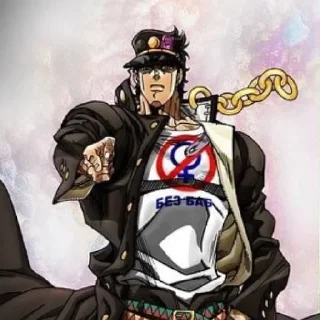 😄 emoji ДжоДжо РЕФЕРЕНС Telegram sticker 17 of 45