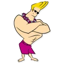 ☀ emoji Johny Bravo (By Akeam) Telegram sticker 13 of 33
