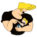 🍼 emoji Johny Bravo (By Akeam) Telegram sticker 22 of 33