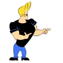 👉 emoji Johny Bravo (By Akeam) Telegram sticker 16 of 33