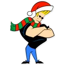 ☃ emoji Johny Bravo (By Akeam) Telegram sticker 12 of 33