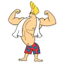 🚿 emoji Johny Bravo (By Akeam) Telegram sticker 14 of 33