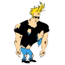 😑 emoji Johny Bravo (By Akeam) Telegram sticker 4 of 33