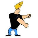 👯 emoji Johny Bravo (By Akeam) Telegram sticker 18 of 33