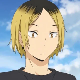 🥺 emoji KOZUME KENMA @anime_sticks  ✧✧✧✧✧✧ Telegram sticker 11 of 30