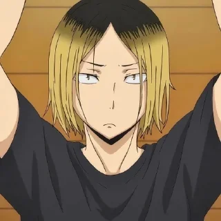 😒 emoji KOZUME KENMA @anime_sticks  ✧✧✧✧✧✧ Telegram sticker 10 of 30