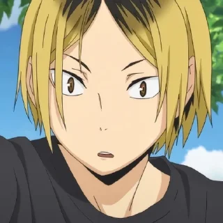😲 emoji KOZUME KENMA @anime_sticks  ✧✧✧✧✧✧ Telegram sticker 13 of 30