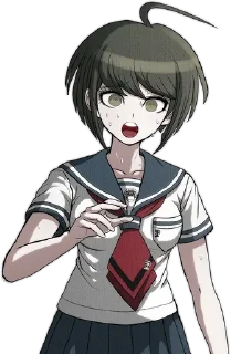💚 emoji Комару Наэги!💚 Telegram sticker 13 of 44