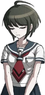 💚 emoji Комару Наэги!💚 Telegram sticker 11 of 44