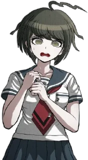 💚 emoji Комару Наэги!💚 Telegram sticker 15 of 44