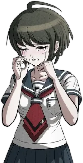 💚 emoji Комару Наэги!💚 Telegram sticker 9 of 44