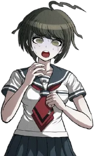 💚 emoji Комару Наэги!💚 Telegram sticker 7 of 44