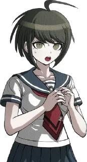 💚 emoji Комару Наэги!💚 Telegram sticker 4 of 44