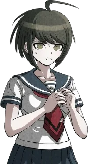 💚 emoji Комару Наэги!💚 Telegram sticker 3 of 44