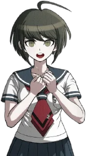 💚 emoji Комару Наэги!💚 Telegram sticker 20 of 44