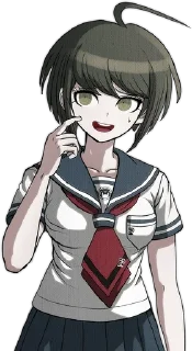 💚 emoji Комару Наэги!💚 Telegram sticker 16 of 44