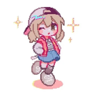 👾 emoji `°•☆𝚊𝚣𝚞𝚜𝚊𝚠𝚊 𝚔𝚘𝚑𝚊𝚗𝚎☆•°` Telegram sticker 21 of 66