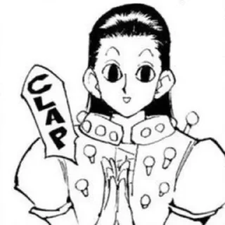 Sticker from illumi zoldyck ;; @iizzanass