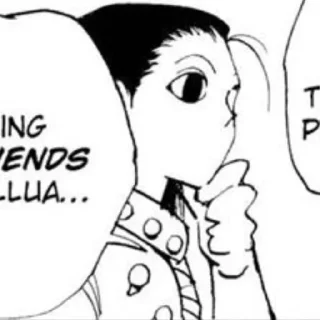 Sticker from illumi zoldyck ;; @iizzanass