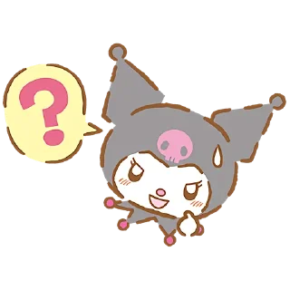 🤔 emoji Я люблю Куроми @Nyasticks Telegram sticker 18 of 41