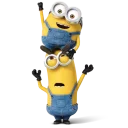 😊 emoji 🤡 minions 🌝 ~by @RoTeY 🤡 Telegram sticker 19 of 35