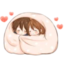 😍 emoji It's love ❣ ~ @pixels_NFT Telegram sticker 12 of 29